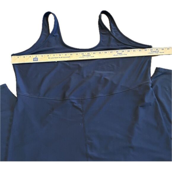 Old Navy 3X Black PowerSoft Bodysuit Sleeveless Stretch Full Length Go Dry - Picture 4 of 5